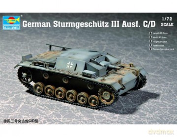 TRUMPETER Germany Sturmgeschutz III 07257 [MODELARSTWO]