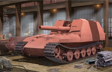 TRUMPETER Geschutzwagen Tiger Grille21 1540 [MODELARSTWO]