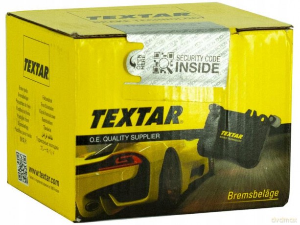 Zestaw klocków hamulcowych, hamulce tarczowe Textar 2370803 Peugeot Fiat Citroen Lancia