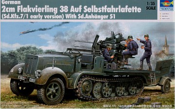 TRUMPETER Sd Kfz 71 early w 2cm 1523 [MODELARSTWO]