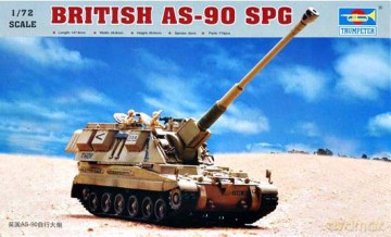 TRUMPETER British AS90 SPG 7221 [MODELARSTWO]