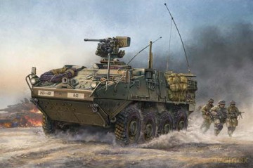 TRUMPETER Stryker Light Armored Vehicle 375 [MODELARSTWO]