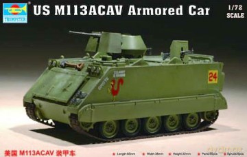 TRUMPETER US M 113ACAV Armored Car 7237 [MODELARSTWO]