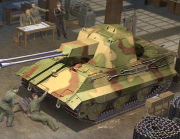 TRUMPETER German E50 Flakpanzer 1537 [MODELARSTWO]