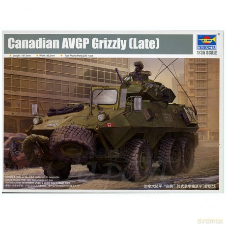 TRUMPETER Canadian AVGP Grizzly (Late) 1505 [MODELARSTWO]