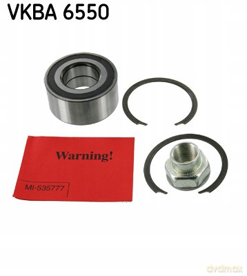 Zestaw łożysk koła SKF VKBA 6550 Peugeot Fiat Citroen Lancia Alfa Romeo