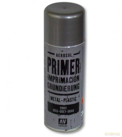 VALLEJO PODKŁAD SPRAY SZARY 400ML 28011 [MODELARSTWO]