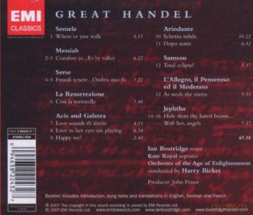 Ian Bostridge: Handel Arias [CD]