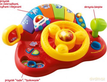 VTECH Kierownica Małego Rajdowca 60122 [ZABAWKA]