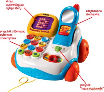 VTECH Rozmowny Telefonik 60121 [ZABAWKA]
