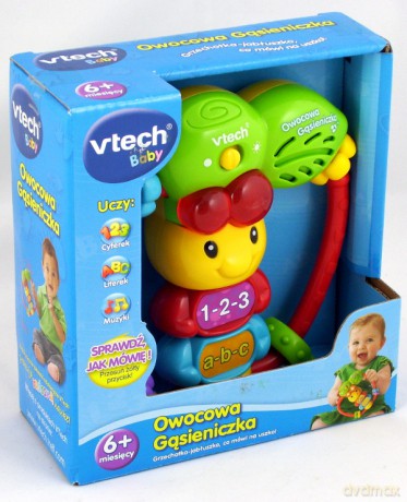 VTECH GRZECHOTKA OWOCOWA GĄSIENICZKA 60104 [ZABAWKA]