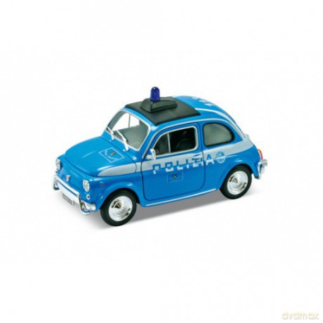 WELLY Fiat Nuova 500 Polizia 22515IP [MODELARSTWO]