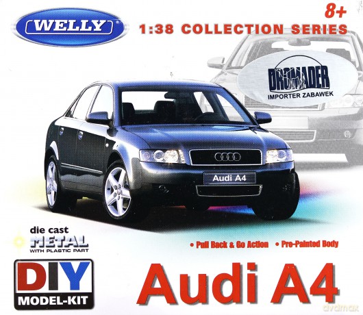 WELLY Audi A4 Kit 23185 [MODELARSTWO]
