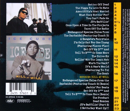 Ice Cube: Amerikkkas Most Wanted-Remastered+Bonus [CD]