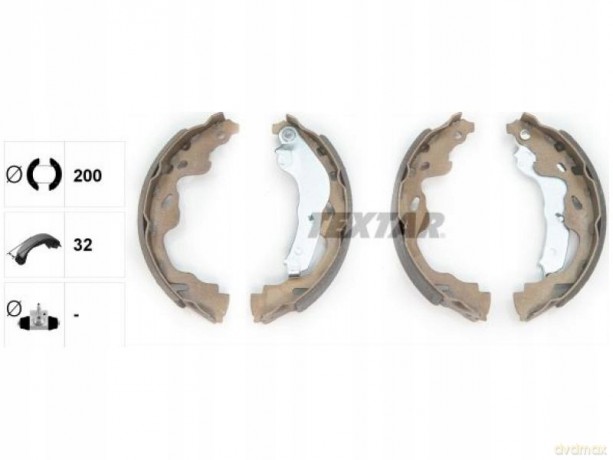 Zestaw szczęk hamulcowych Textar 91064500 Opel Suzuki Peugeot Toyota Citroen