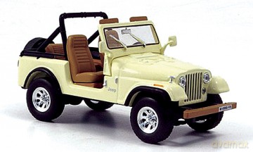 WHITEBOX Jeep CJ7 Laredo 1982 (beige) 147354 [MODELARSTWO]