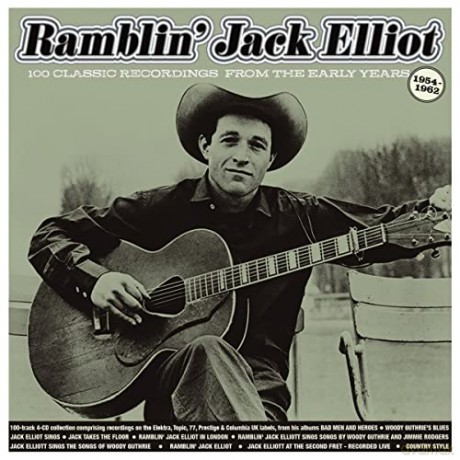 Ramblin Jack Elliot: 100 Classic Recordings 1954-62 [4xCD]