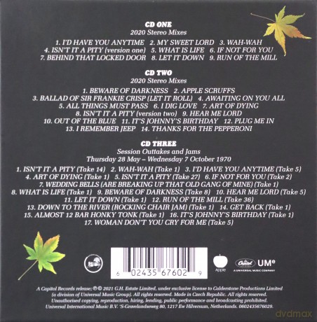George Harrison: All Things Must Pass (Deluxe) [CD]