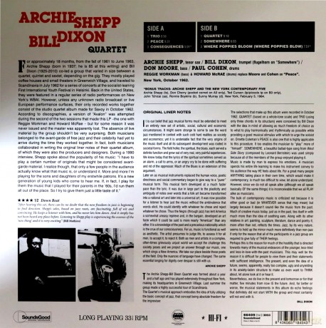 Archie Shepp: Bill Dixon Quartet (+2 Bonus Tracks) (Limited) [Winyl]