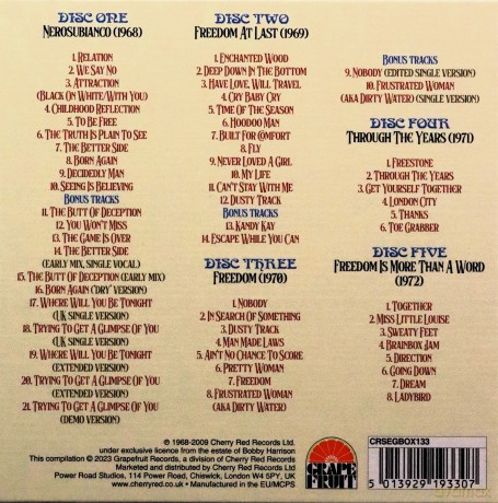 Freedom: Born Again: The Complete Recordings 1967-72 (Clamshell) [5xCD]