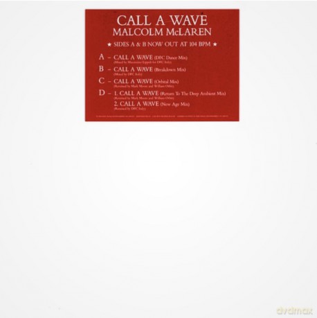 Malcolm Mclaren And The Bootzi: Call A Wave Remixes [Winyl]