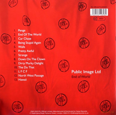 Public Image Ltd.: End Of World [CD]