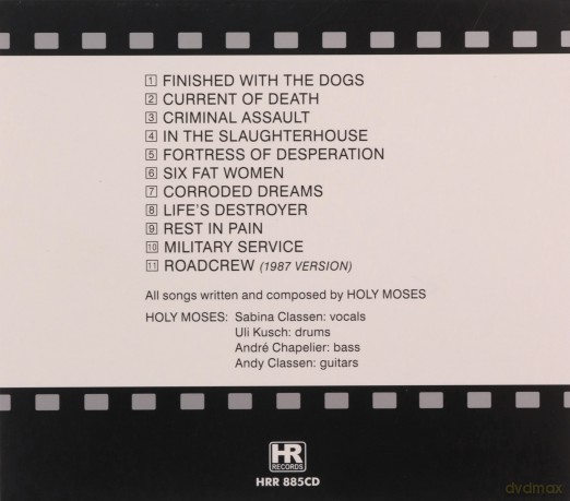 Holy Moses: Finished With The Dogs [CD]