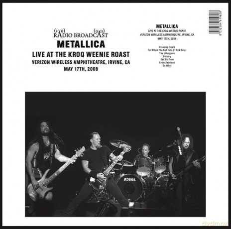 Metallica: Live At The KROQ Weenie Roast - May 17th. 2008 [Winyl]