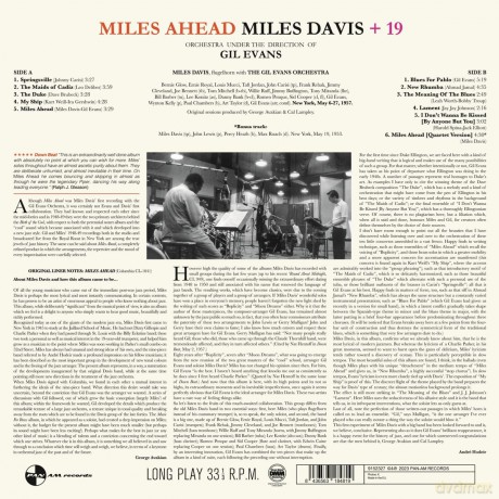 Miles Davis: Miles Ahead +19 (Limited) (+1 Bonus Track) [Winyl]