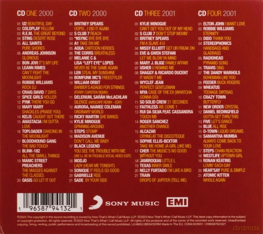Now - Millennium 2000-2001 [4xCD]