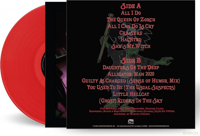 Meteors: The Curse Of Blood N Bones (Red) [Winyl]