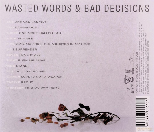 Welshly Arms: Wasted Words & Bad Decisions [CD]