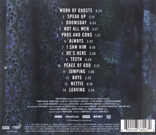 Hildur Gudnadottir: Women Talking soundtrack [CD]