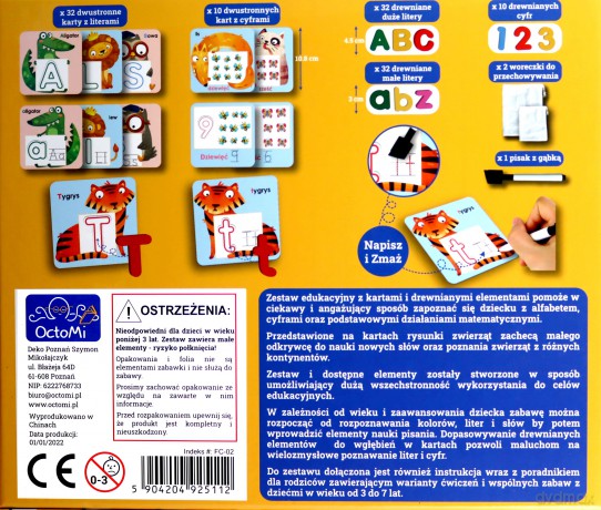 ABC i 123 karty do nauki [GRA]