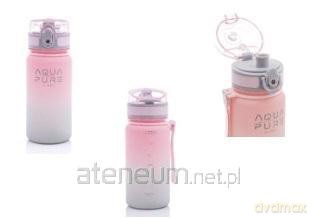 Bidon Aqua Pure 400ml pink/grey