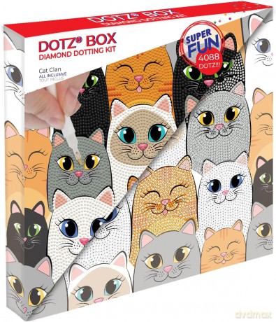 Diamond Dotz Box - Cat Clan