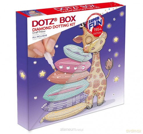Diamentowa mozaika Żyrafa z poduszkami Dotz