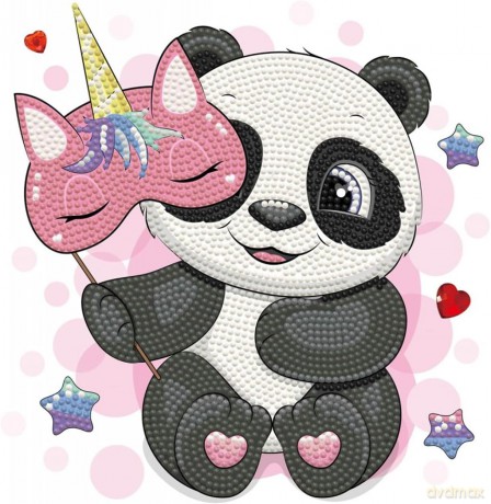 Zestaw Dante Diamond Dotz Box Panda Corn