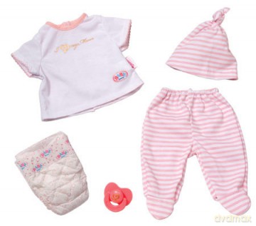 BABY BORN Zest. Ubranko ze Smoczkiem 808290 [ZABAWKA]