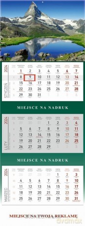 Kalendarz 2024 Trójdzielny Góry [KALENDARZ]