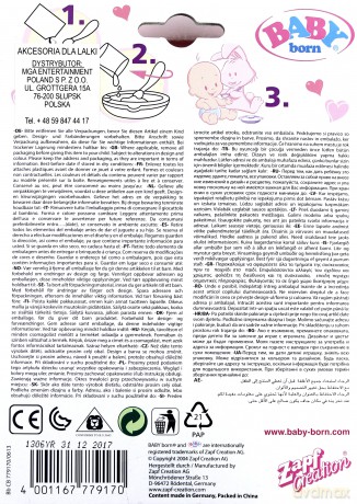 BABY BORN Pokarm dla Lalki 779170 [ZABAWKA]