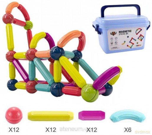 Klocki magnetyczne 42el [KLOCKI]