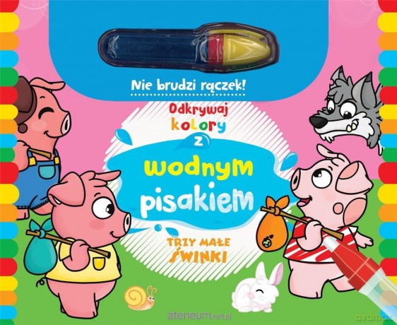 Odkrywaj kolory z wodnym pisakiem Trzy małe świnki [KSIĄŻKA]