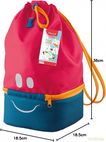 Torba lunchowa Picnik Concept Kids różowa
