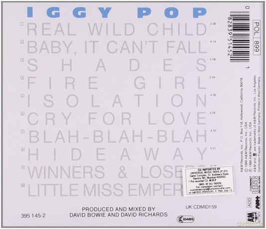 Iggy Pop: Blah,Blah,Blah [CD]