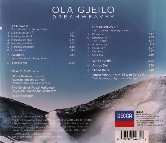 Ola Gjeilo: Dreamweaver [CD]