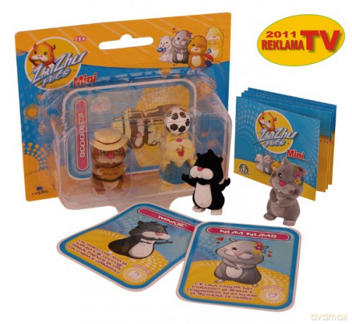 ZHU ZHU PETS MINI CHOMIK 2 FIG.BLISTRER 18223 [ZABAWKA]