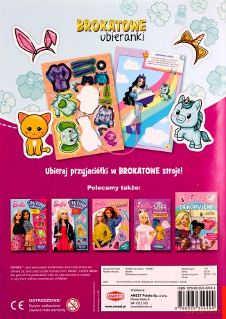 Barbie. Brokatowe Ubieranki [KSIĄŻKA]