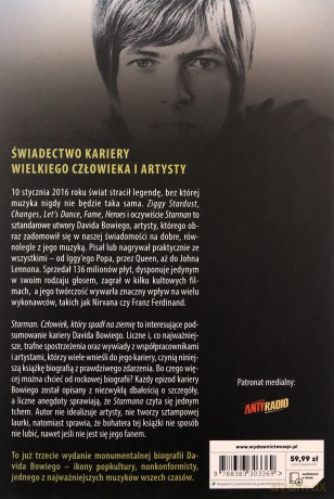 David Bowie. Starman. Człowiek, który spadł na ziemię - Paul Trynka [KSIĄŻKA]