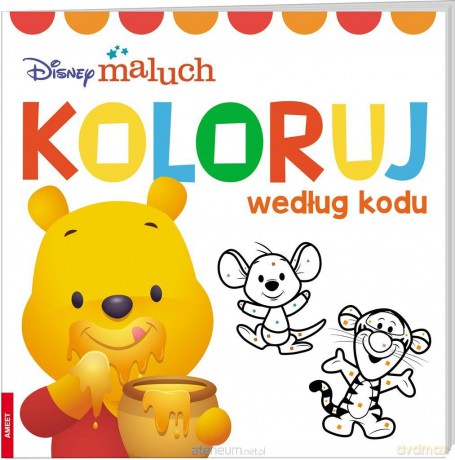 Disney Maluch. Koloruj według kodu [KSIĄŻKA]